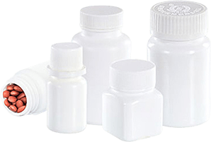 Plastic Solid Medicine Bottle