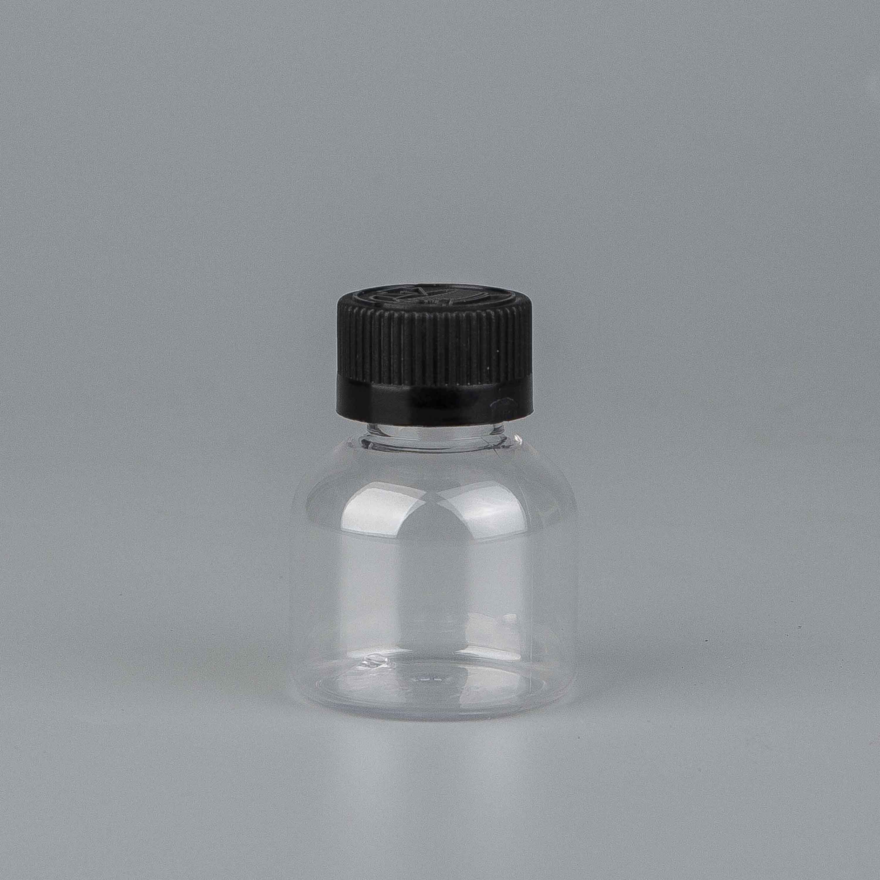 30ml/1oz Transparent Plastic PET Sample Reagent Bottle With Mist Sprayer