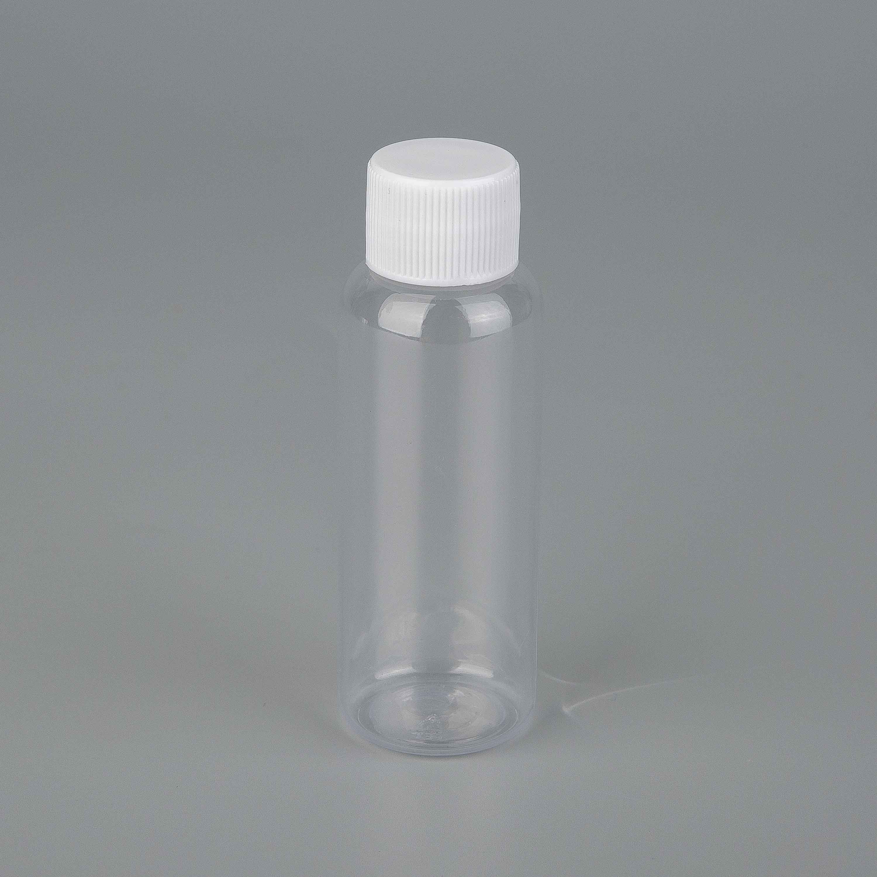 45ml 80ml 120ml Plastic Natural PET/PCR Bullet Bottle Personal Care Cosmetic Packaging Spray Bottle with White Mist Sprayer