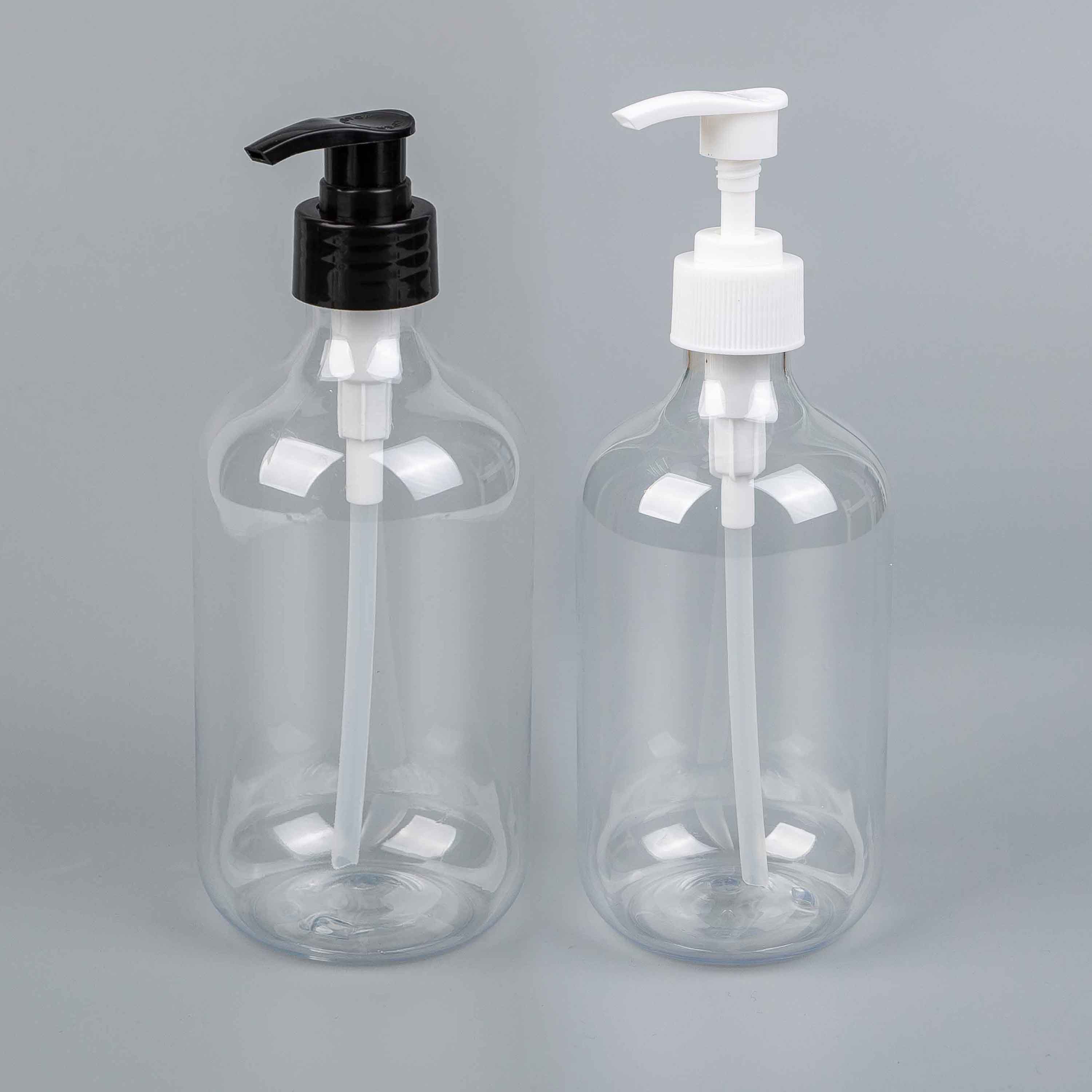 500ml Milky PET Plastic Lotion Pump Bottle for Personal Care packaging