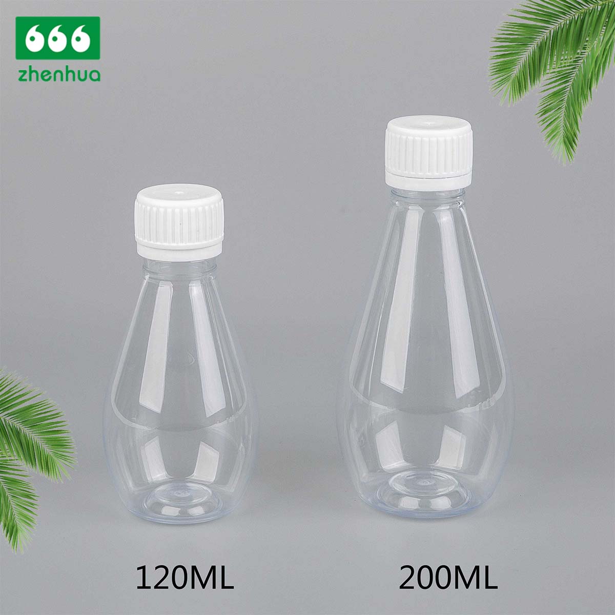 120ml 200ml Conical PET Pharmaceutical Syrup Bottle Hydrosol Bottle Mouthwash Bottle Tamper Evident Cap