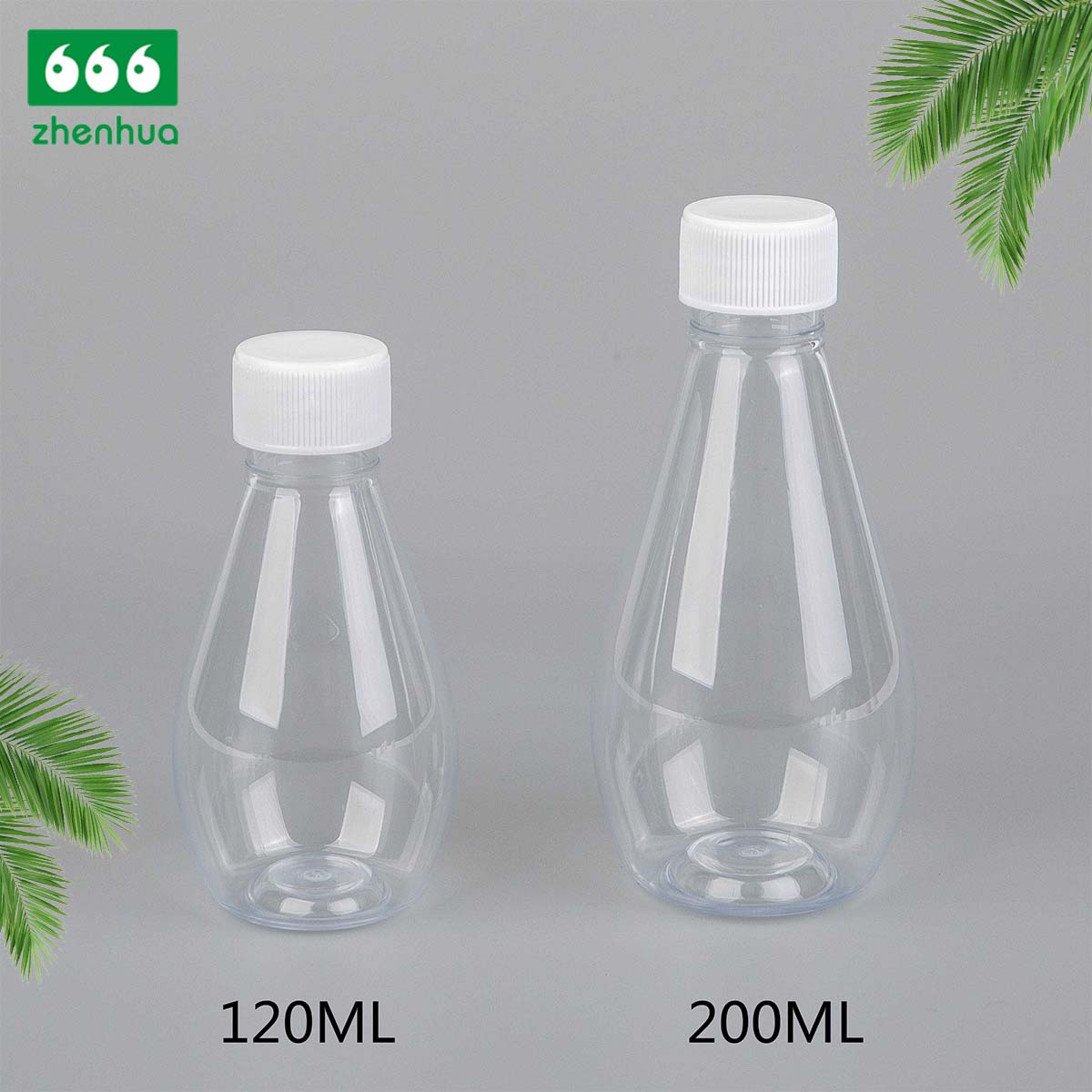 120ml 200ml Conical PET Pharmaceutical Syrup Bottle Hydrosol Bottle Mouthwash Bottle Tamper Evident Cap