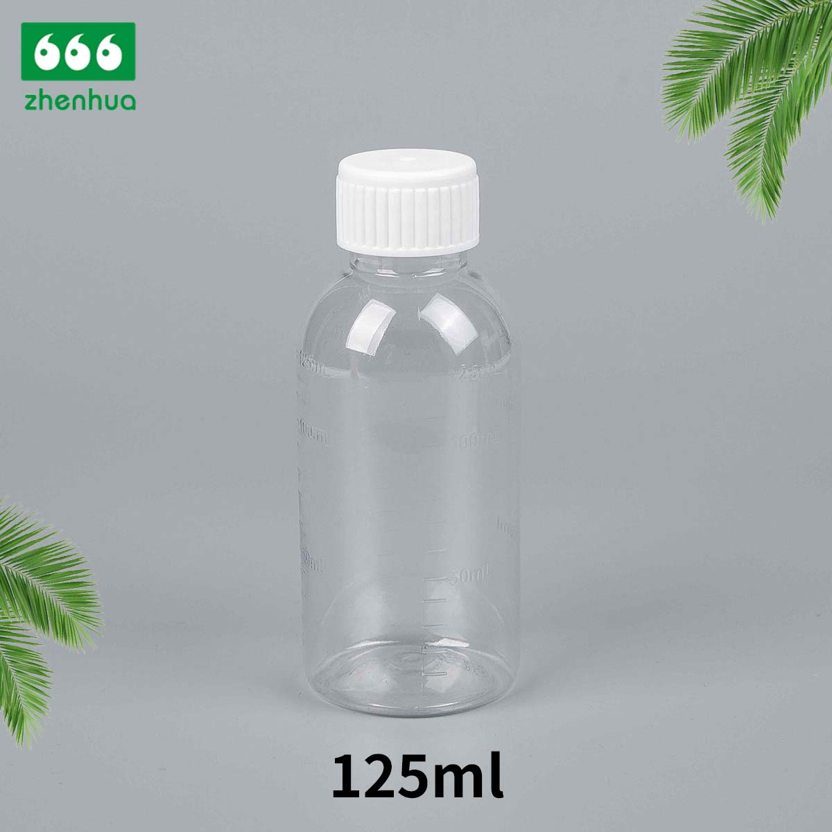 PET Syrup Bottle with Graduated Scale