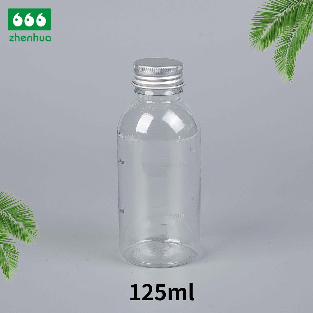 150ml/160ml/180ml/200ml Round Amber PET Graduated Medicinal Liquid Cough Syrup Bottle with Tamper-Proof Cap