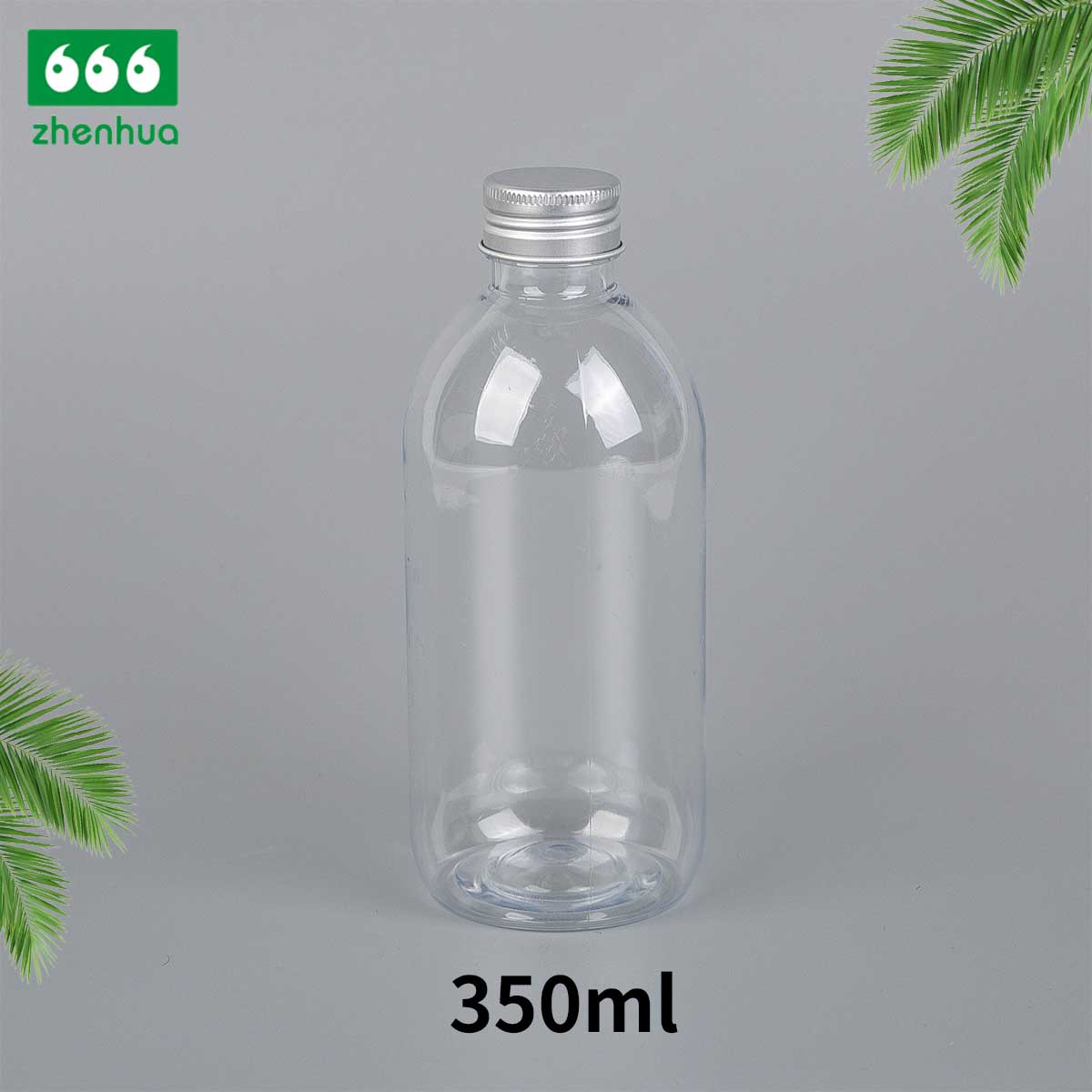 150ml/200ml/350ml Round White/Clear PET Medicinal Mouthwash Bottle Juice Drink Bottle with Tamper Proof Cap