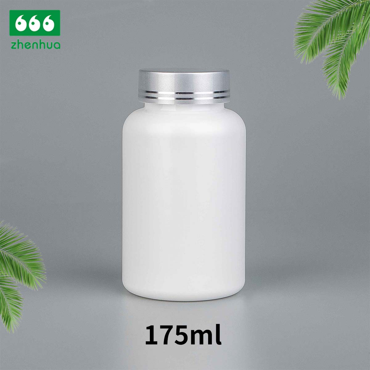 120/150/175/300ml White HDPE Vitamin Supplement Bottle Calcium Flakes Fish Oil Capsule Bottle With Flip Top Cap