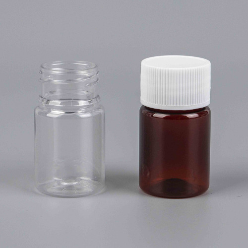 The Importance and Utility of Cylinder Plastic PET Amber Solid Medicine Bottles