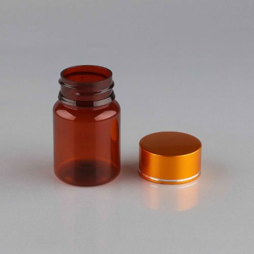 Amber Plastic PET Capsule Round Bottles: Safeguarding Medications with Elegance and Efficiency