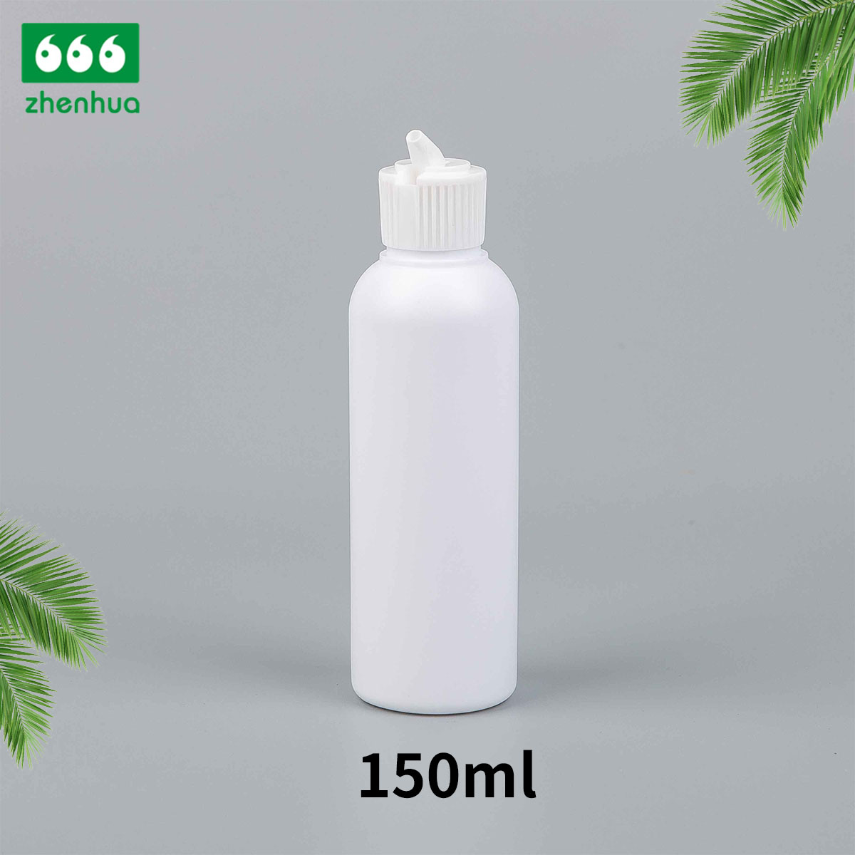 100ml 120ml 150ml 3oz 4oz 5oz Plastic HDPE/LDPE/PCR Round Seasoning Sauce Ketchup Squeeze Bottle with Natural Spout Cap with Red Sealer Tip