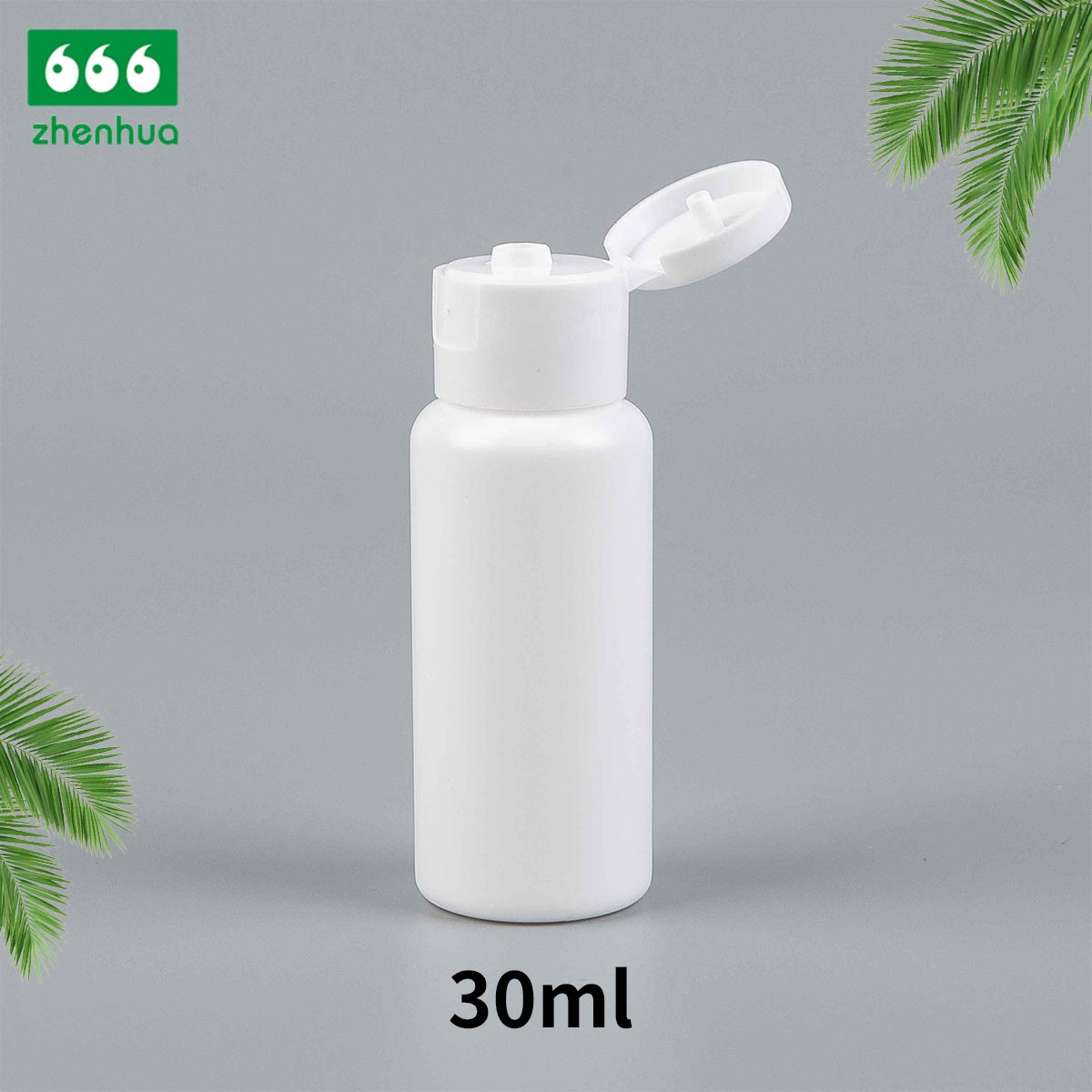 15ml 30ml 40ml Travel Portable Shampoo Body Wash Dispenser Plastic PET Clear Bottle with Flip Top Cap