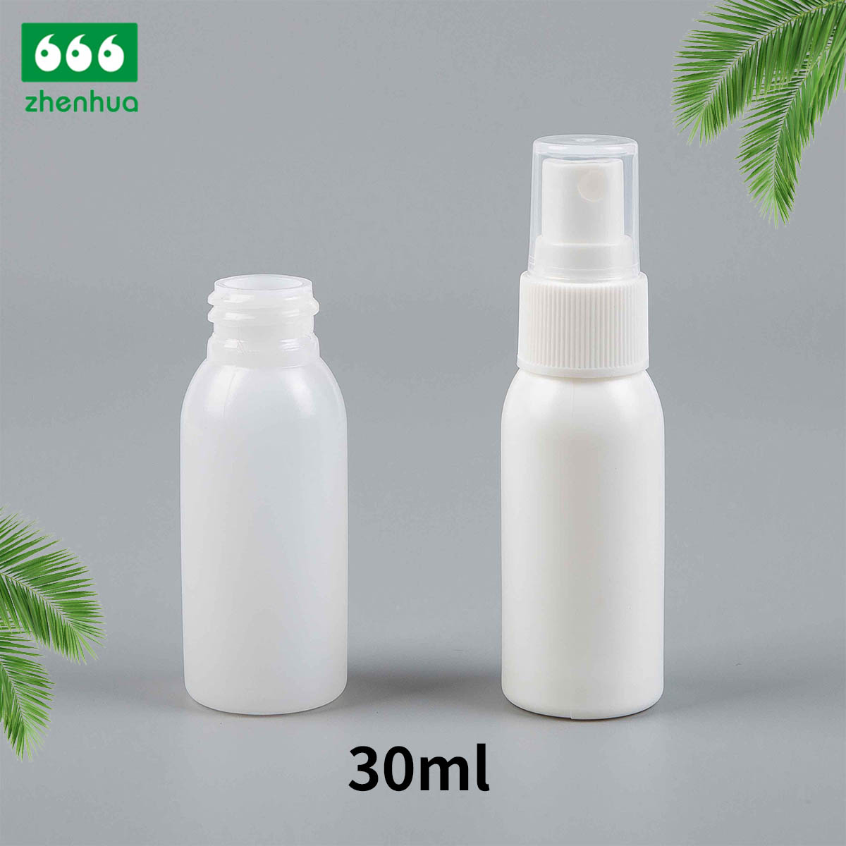 1oz 2oz 4oz 8oz Plastic Bullet PCR HDPE Cleaner Refillable Spray Bottles /Hair Styling Sprayer Bottle