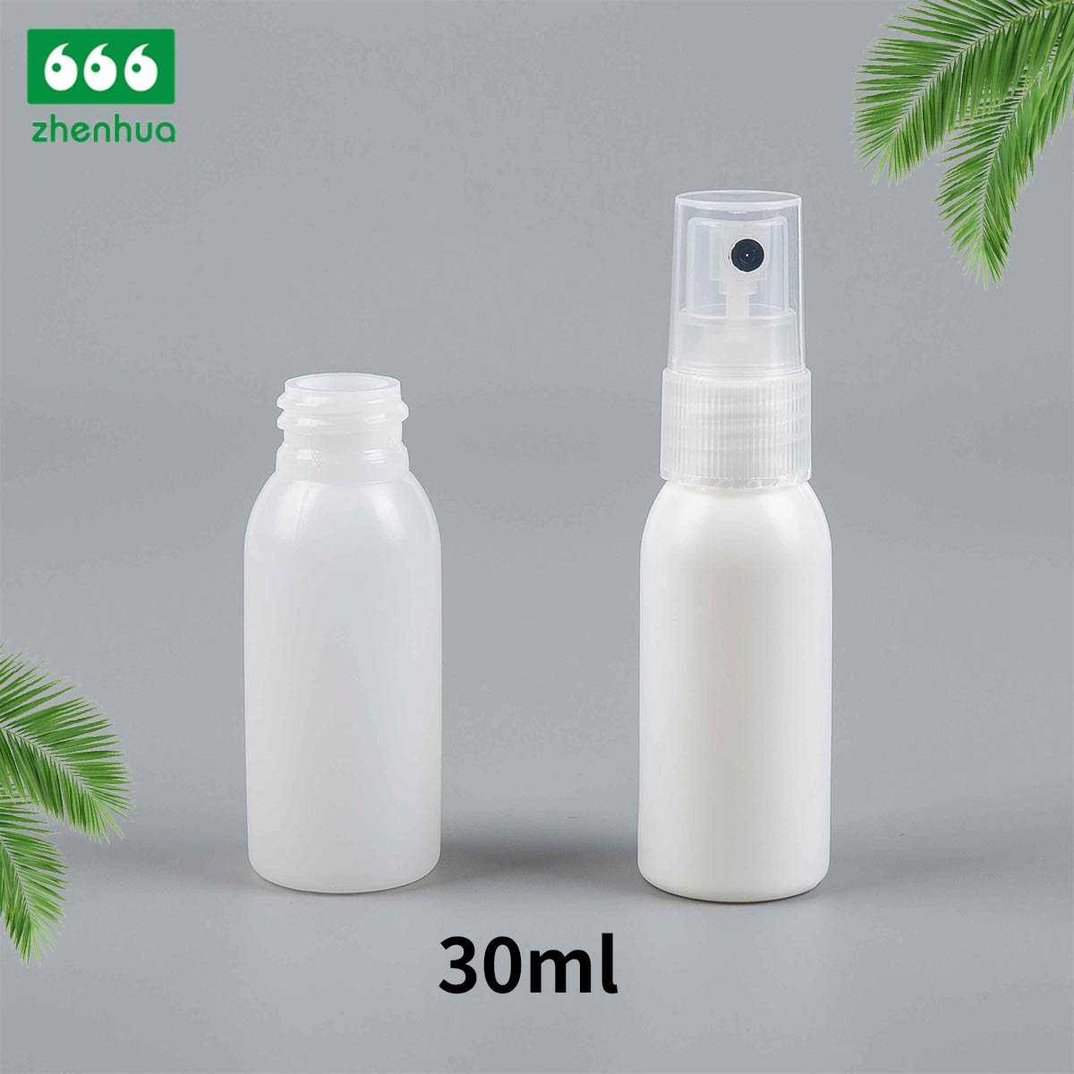 1oz 2oz 4oz 8oz Plastic Bullet PCR HDPE Cleaner Refillable Spray Bottles /Hair Styling Sprayer Bottle