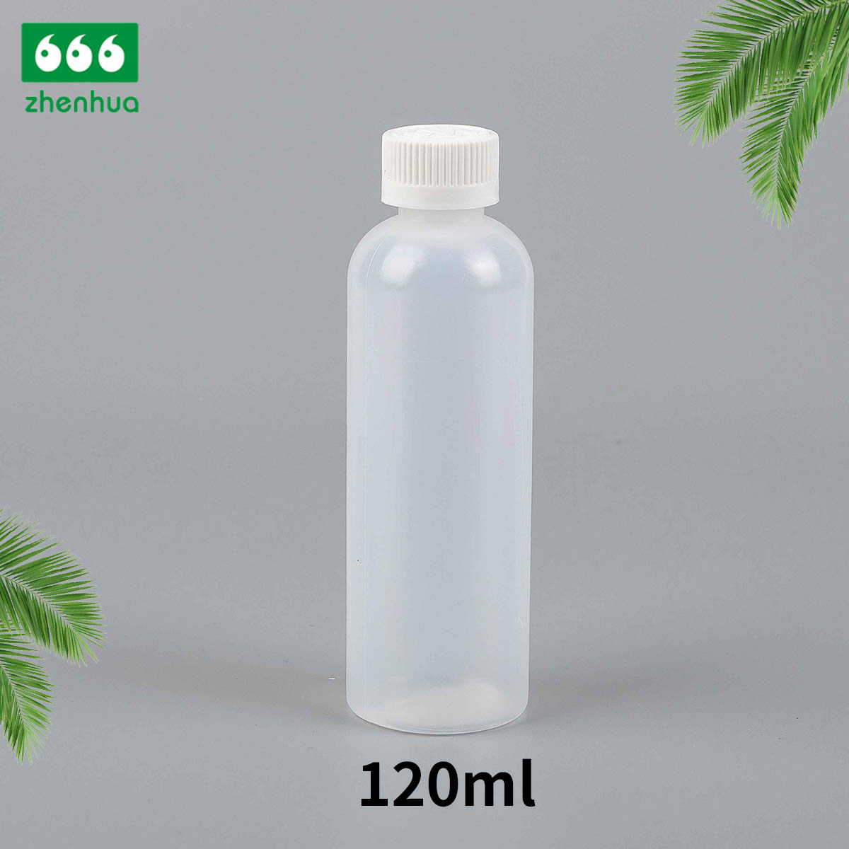 3oz/4oz/5oz 100ml/120ml/150ml Natural/White Plastic HDPE/LDPE Round Sealant Liquid Bottle with PE Black/White Screw Cap