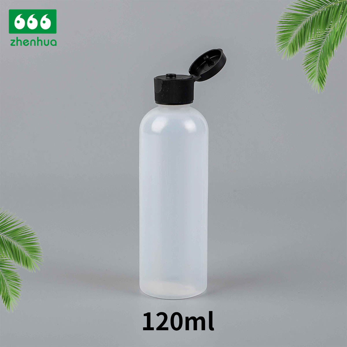 100ml 120ml 150ml 3oz 4oz 5oz Plastic HDPE/LDPE/PCR Round Seasoning Sauce Ketchup Squeeze Bottle with Natural Spout Cap with Red Sealer Tip