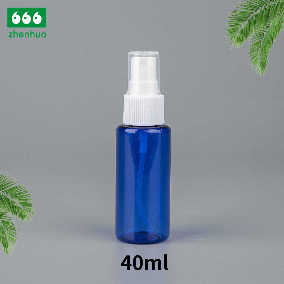 15ml/30ml/40ml/60ml/100ml Clear Cylinder Plastic PCR PET Spayer Bottle/Refillable Travel Bottle