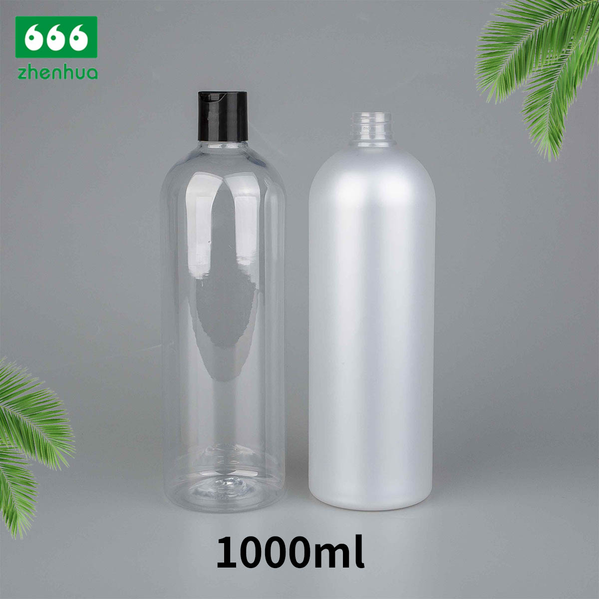 1000ml Plastic LDPE Squeezing Bottle with Push-Pull Cap