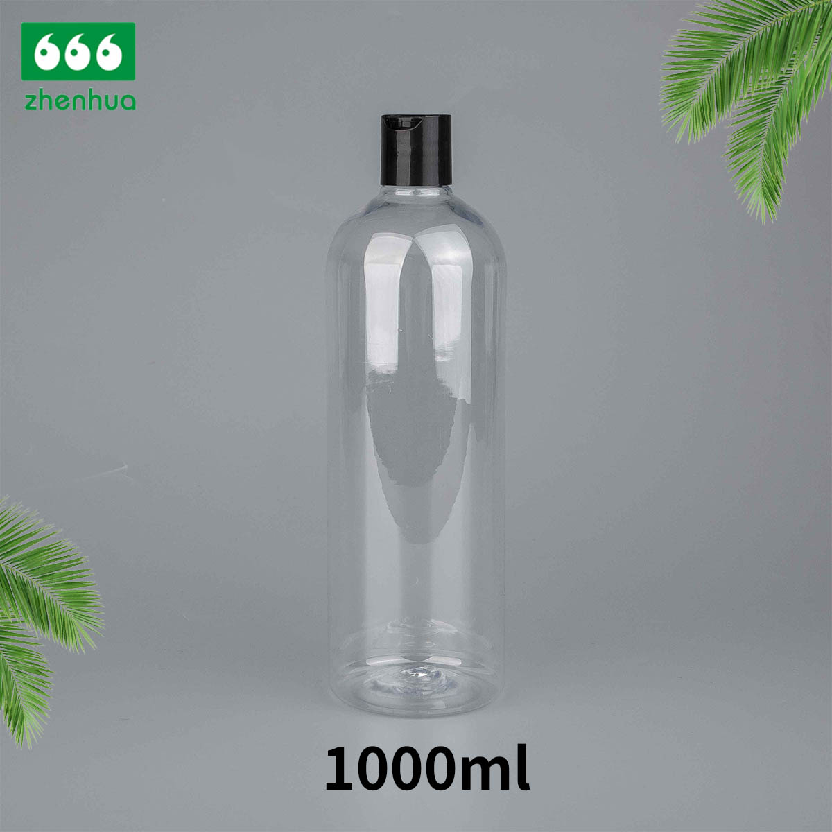 1000ml Plastic LDPE Squeezing Bottle with Push-Pull Cap