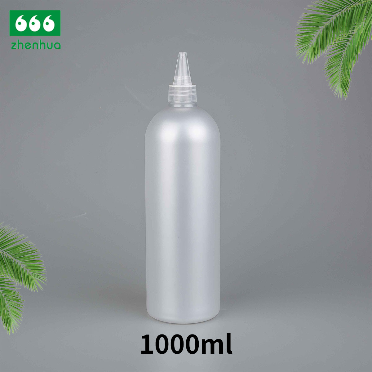 1000ml Plastic LDPE Squeezing Bottle with Push-Pull Cap