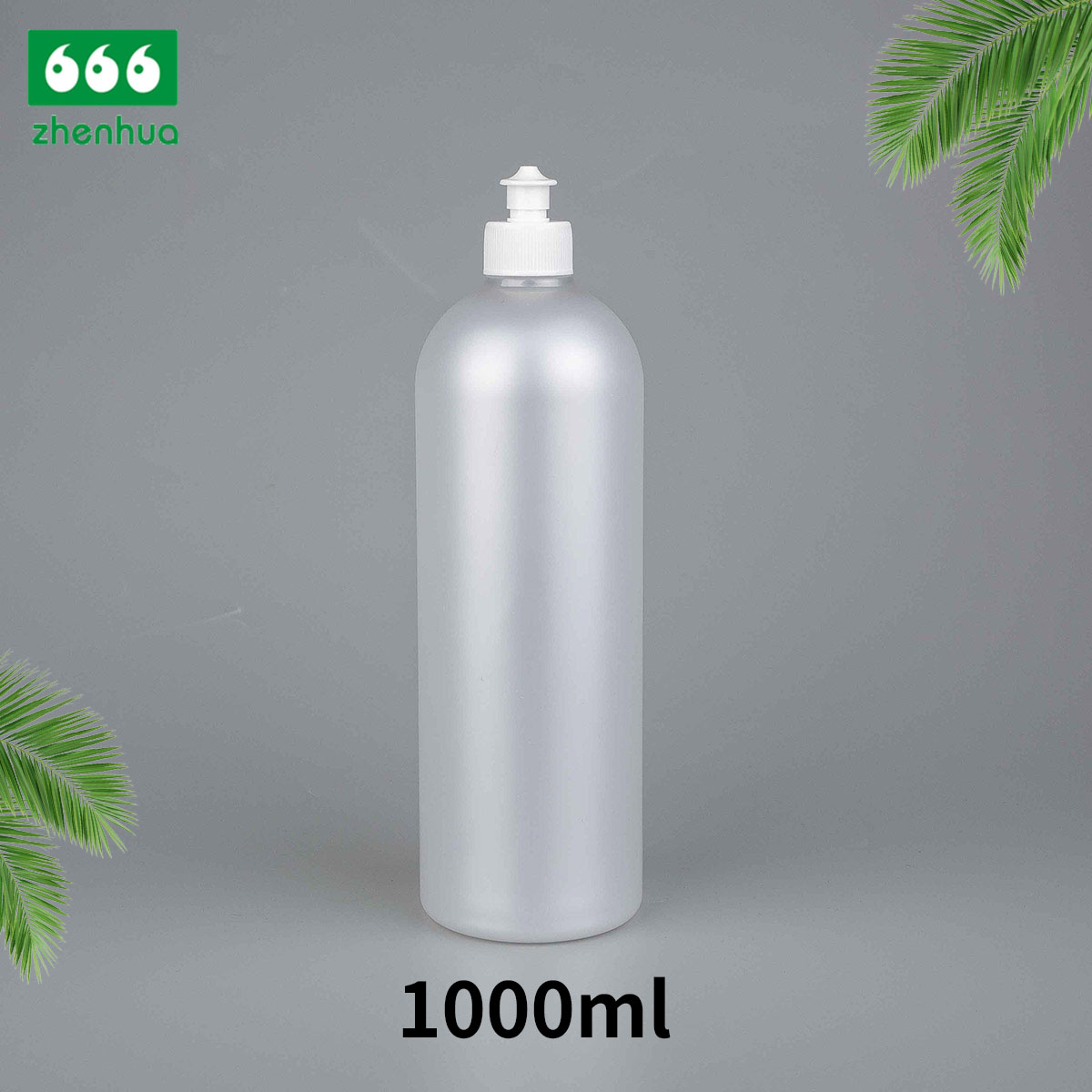 1000ml Plastic LDPE Squeezing Bottle with Push-Pull Cap