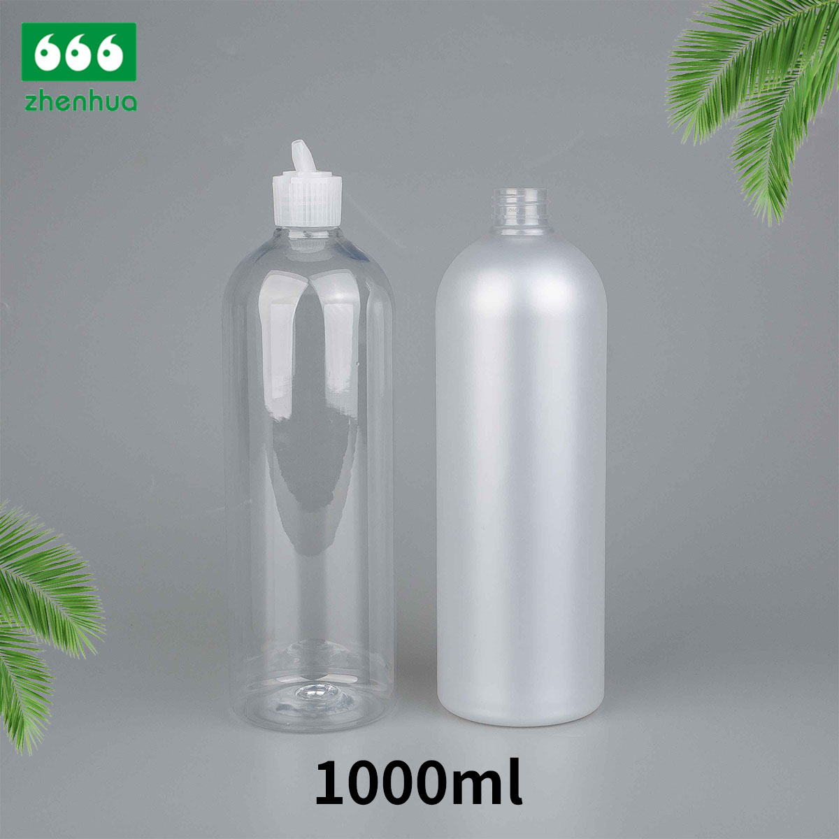 1000ml Plastic LDPE Squeezing Bottle with Push-Pull Cap