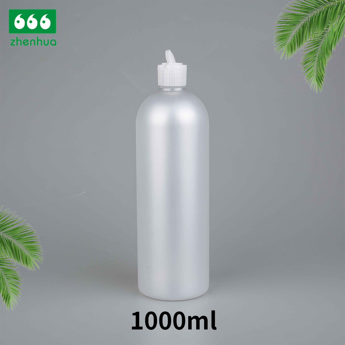 1000ml Plastic LDPE Squeezing Bottle with Push-Pull Cap