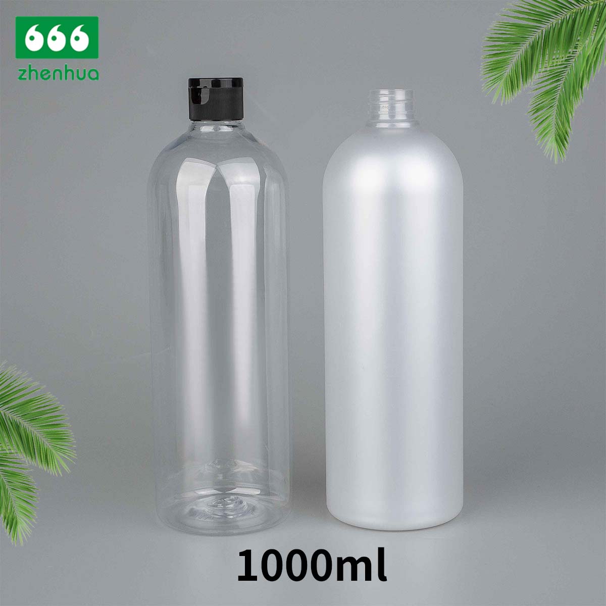 1000ml Plastic LDPE Squeezing Bottle with Push-Pull Cap