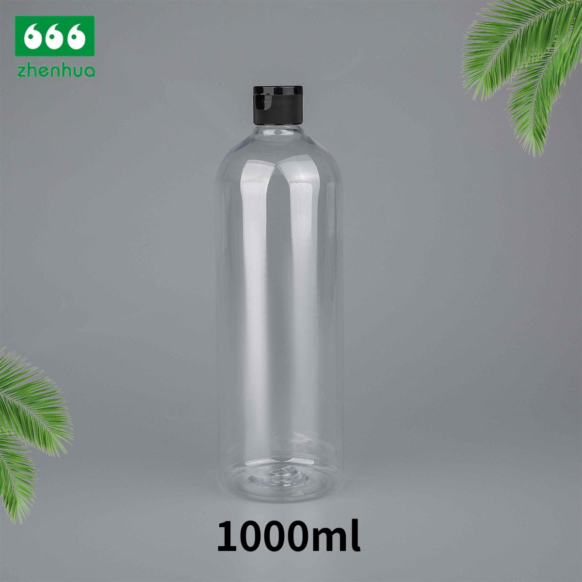 1000ml Plastic LDPE Squeezing Bottle with Push-Pull Cap