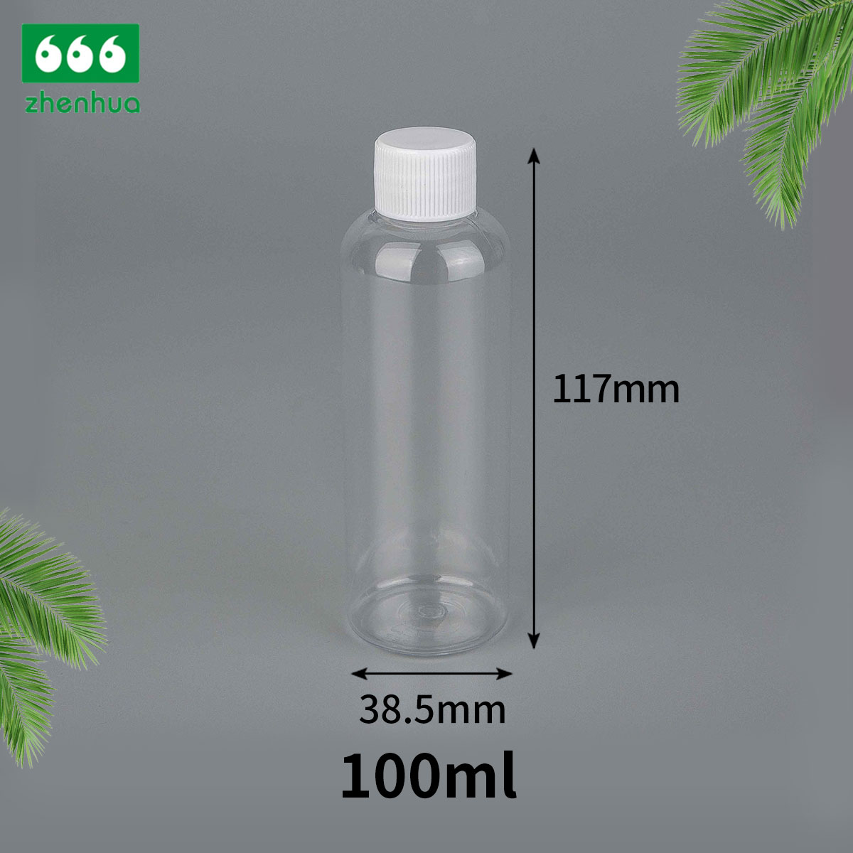 45ml 80ml 100ml 120ml Transparent/Blue/Amber Plastic PET Bullet Bottle Lubricating Fluid Bottle with Natural Nozzle Twist Top Cap