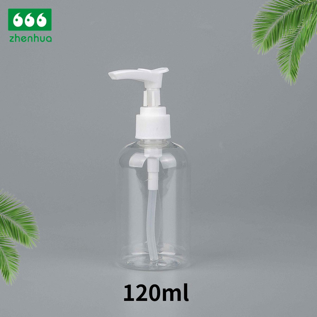 2oz/3oz/4oz/8oz/16oz Clear/Amber BOSTON Plastic PET/PCR Bottle with Lotion Pump for Personal Care Shampoo/ Shower Gel packaging