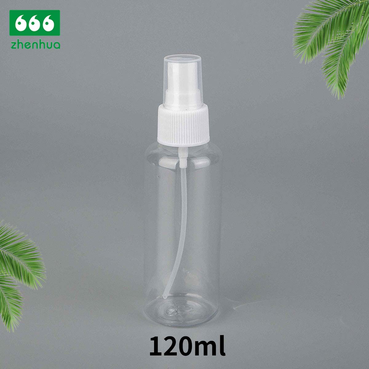 45ml 80ml 100ml 120ml Plastic Natural PET/PCR Bullet Bottle Personal Care Cosmetic Packaging Spray Bottle with White Mist Sprayer