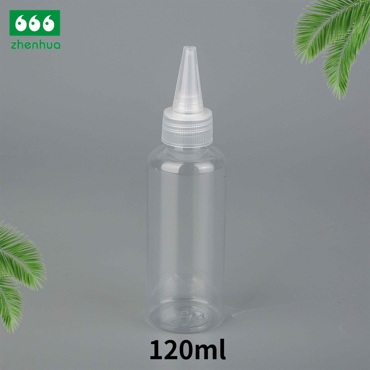 45ml 80ml 100ml 120ml Transparent/Blue/Amber Plastic PET Bullet Bottle Lubricating Fluid Bottle with Natural Nozzle Twist Top Cap