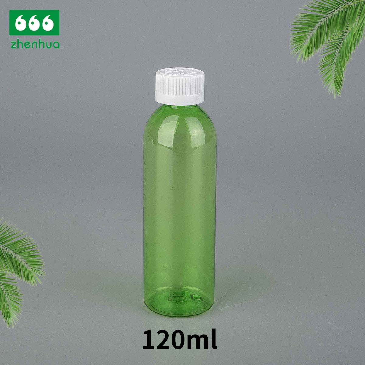 100ml/120ml/240ml 3oz/4oz/8oz Slim Tall BPA-free Plastic PET/PCR Clear/Translucent Green or Blue Dai;y Chemicals Bottle with PE Lined Screw Cap