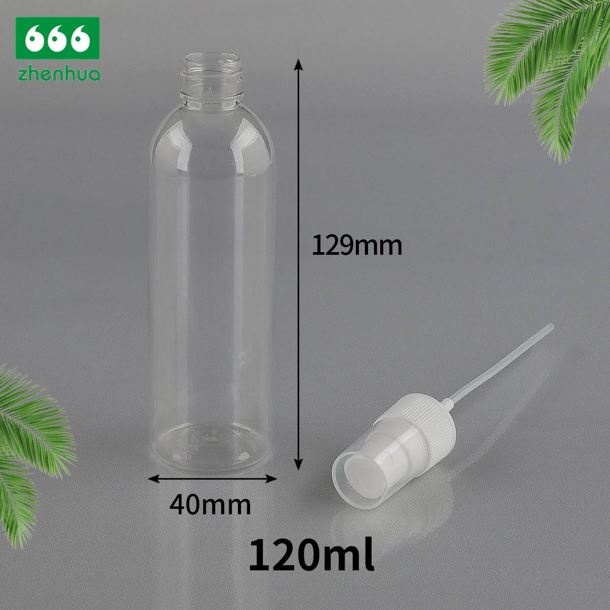 1oz 2oz 4oz 8oz Clear Plastic Bullet PET/PCR Bottles for Personal Care Travel Refillable Using Cosmetic Bottle