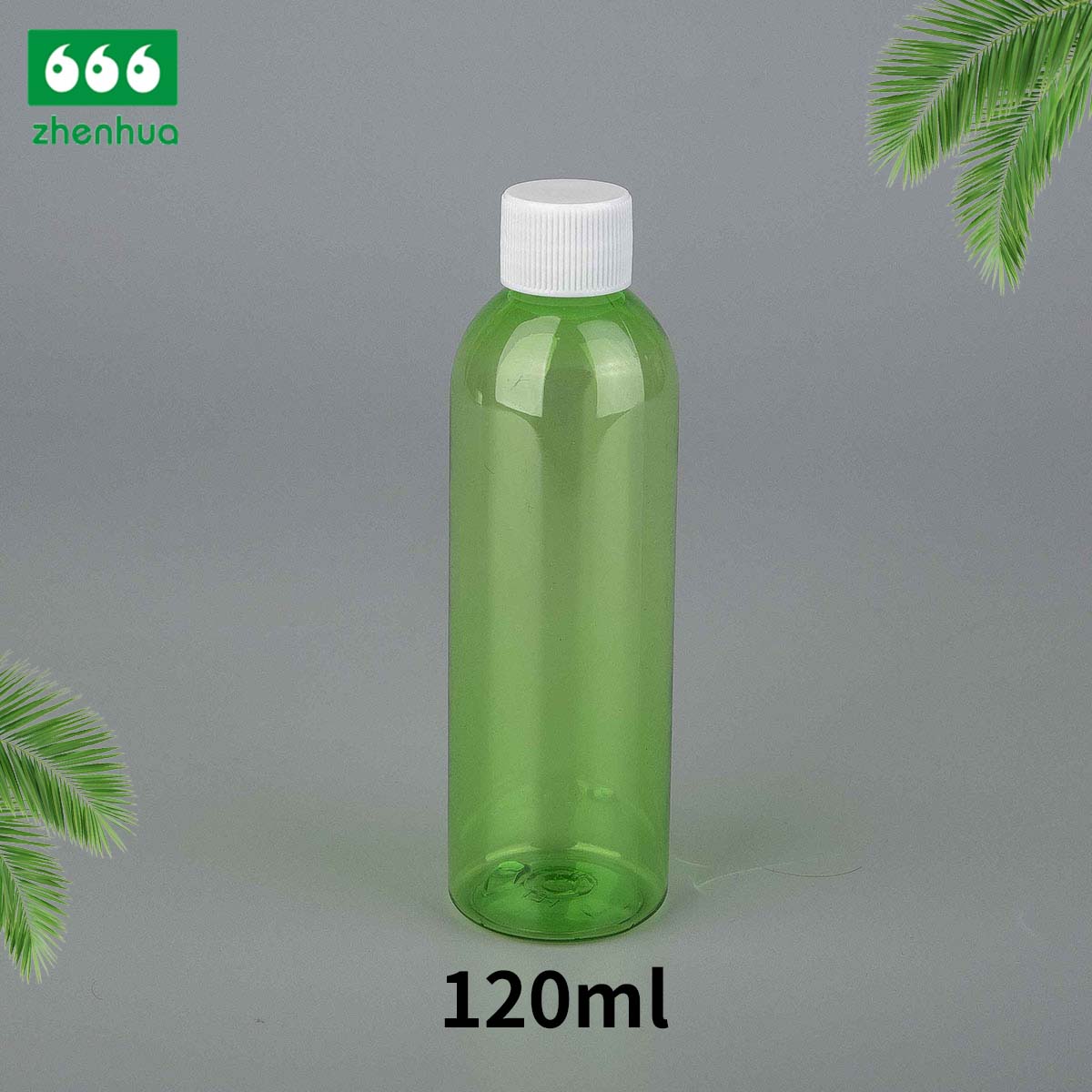 100ml/120ml/240ml 3oz/4oz/8oz Slim Tall BPA-free Plastic PET/PCR Clear/Translucent Green or Blue Dai;y Chemicals Bottle with PE Lined Screw Cap