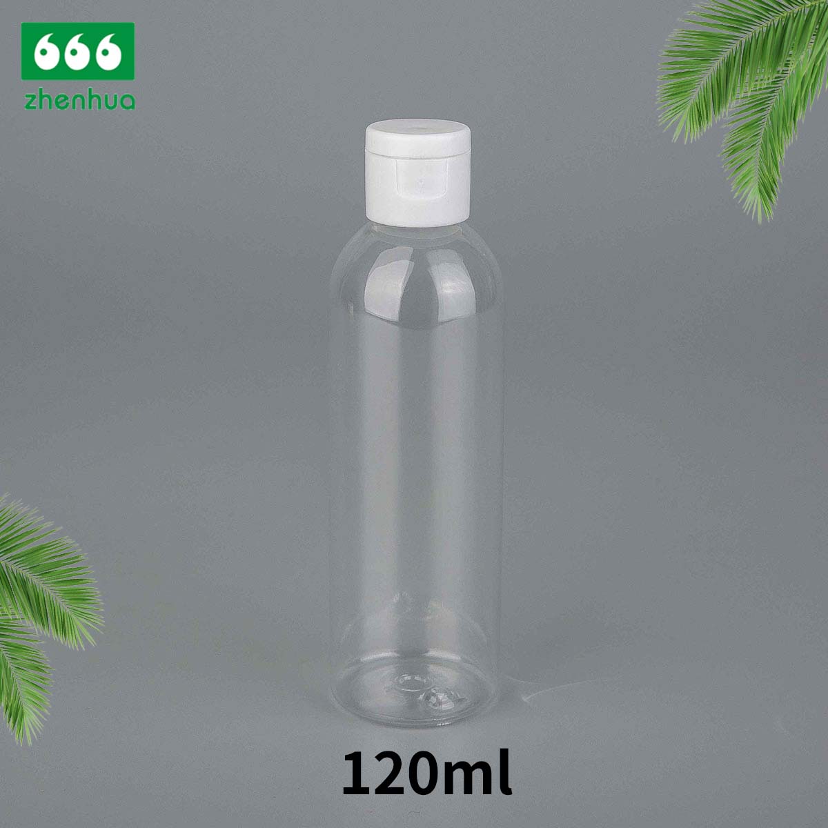 100ml 120ml 240ml 3oz 4oz 8oz Clear/Blue/Green Plastic PET Round Baby Wash Bottle with Disc Top Cap/Turret Flip Cap