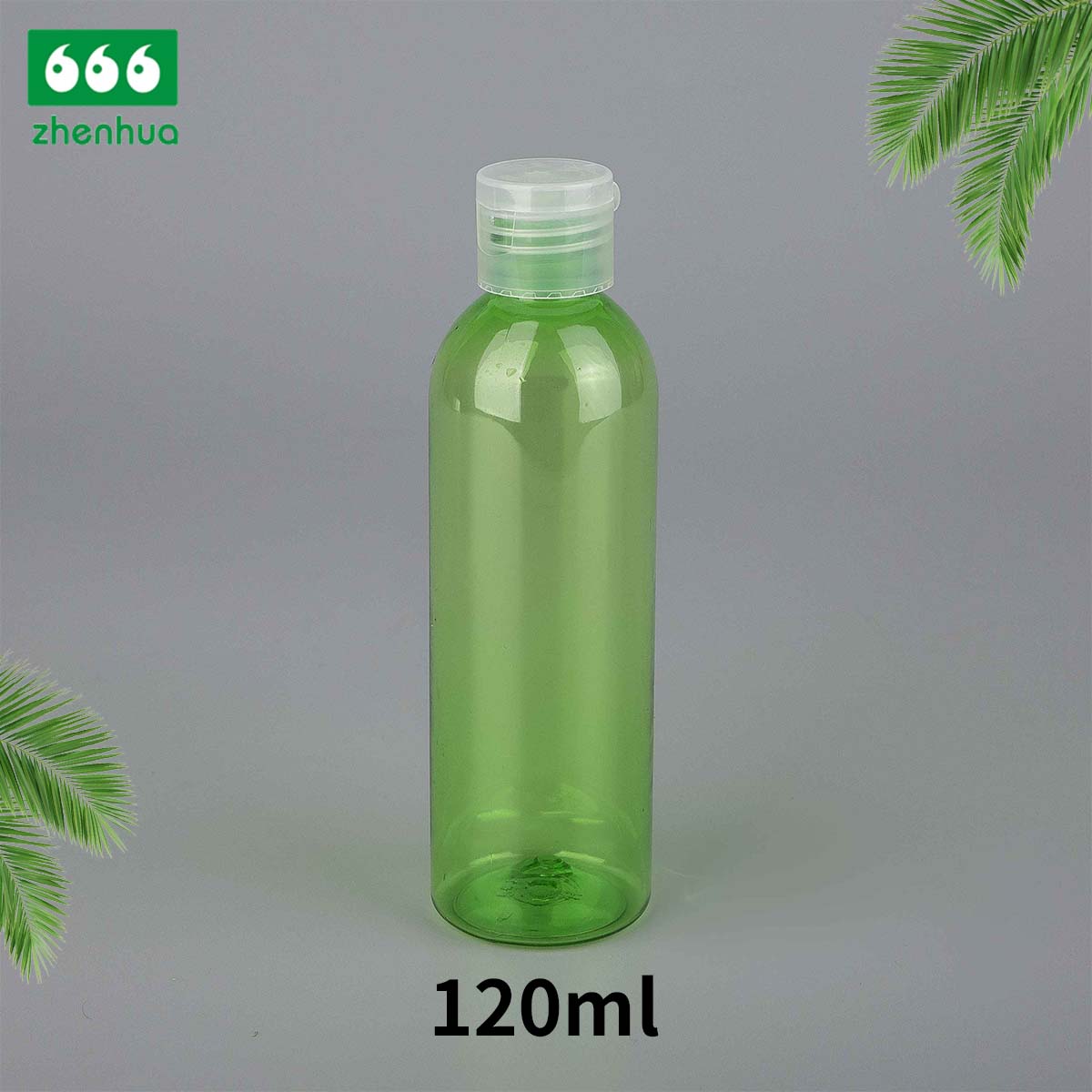 100ml 120ml 240ml 3oz 4oz 8oz Clear/Blue/Green Plastic PET Round Baby Wash Bottle with Disc Top Cap/Turret Flip Cap