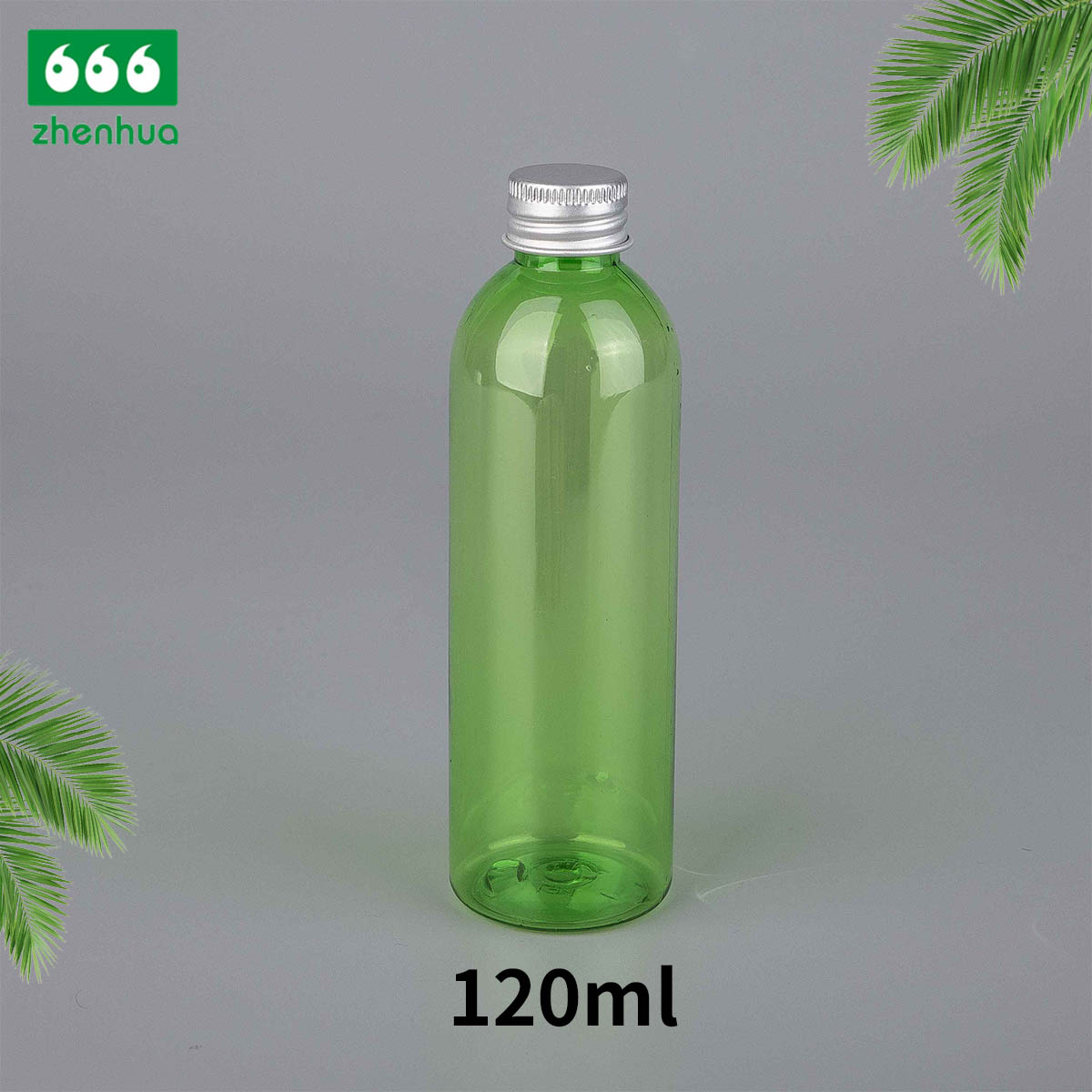 100ml/120ml/240ml 3oz/4oz/8oz Slim Tall BPA-free Plastic PET/PCR Clear/Translucent Green or Blue Dai;y Chemicals Bottle with PE Lined Screw Cap