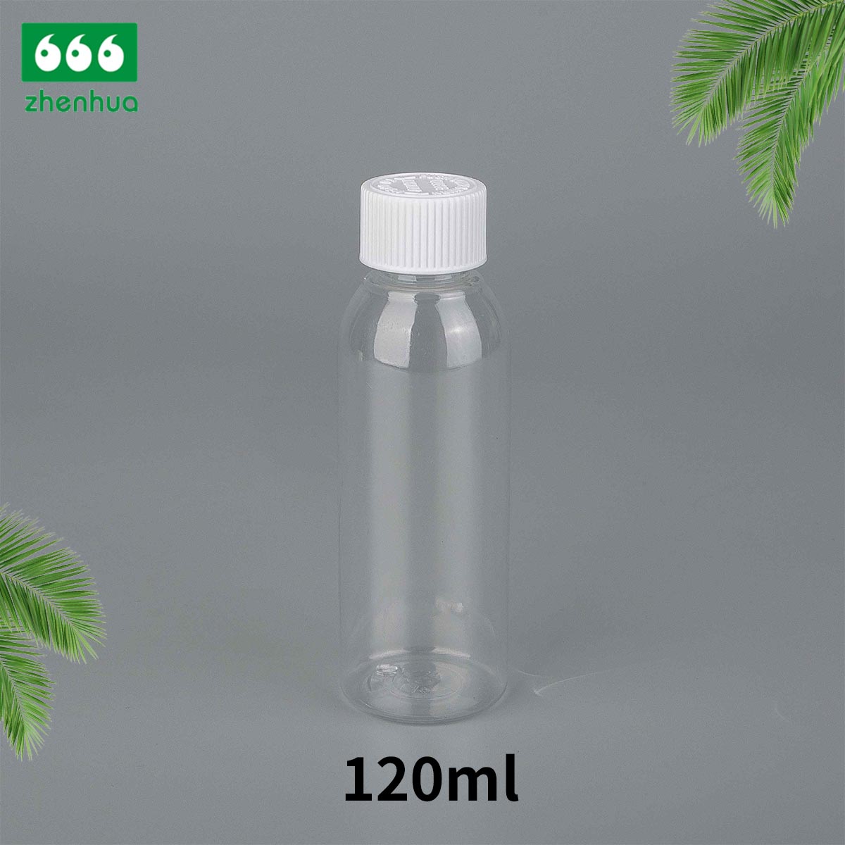 30ml/60ml/120ml/180ml 1oz/2oz/4oz/6oz Transparent/Amber/Mint Green Plastic PET Cosmetic Liquid Sealing Bottle with Screw Cap/Child Resistant Cap