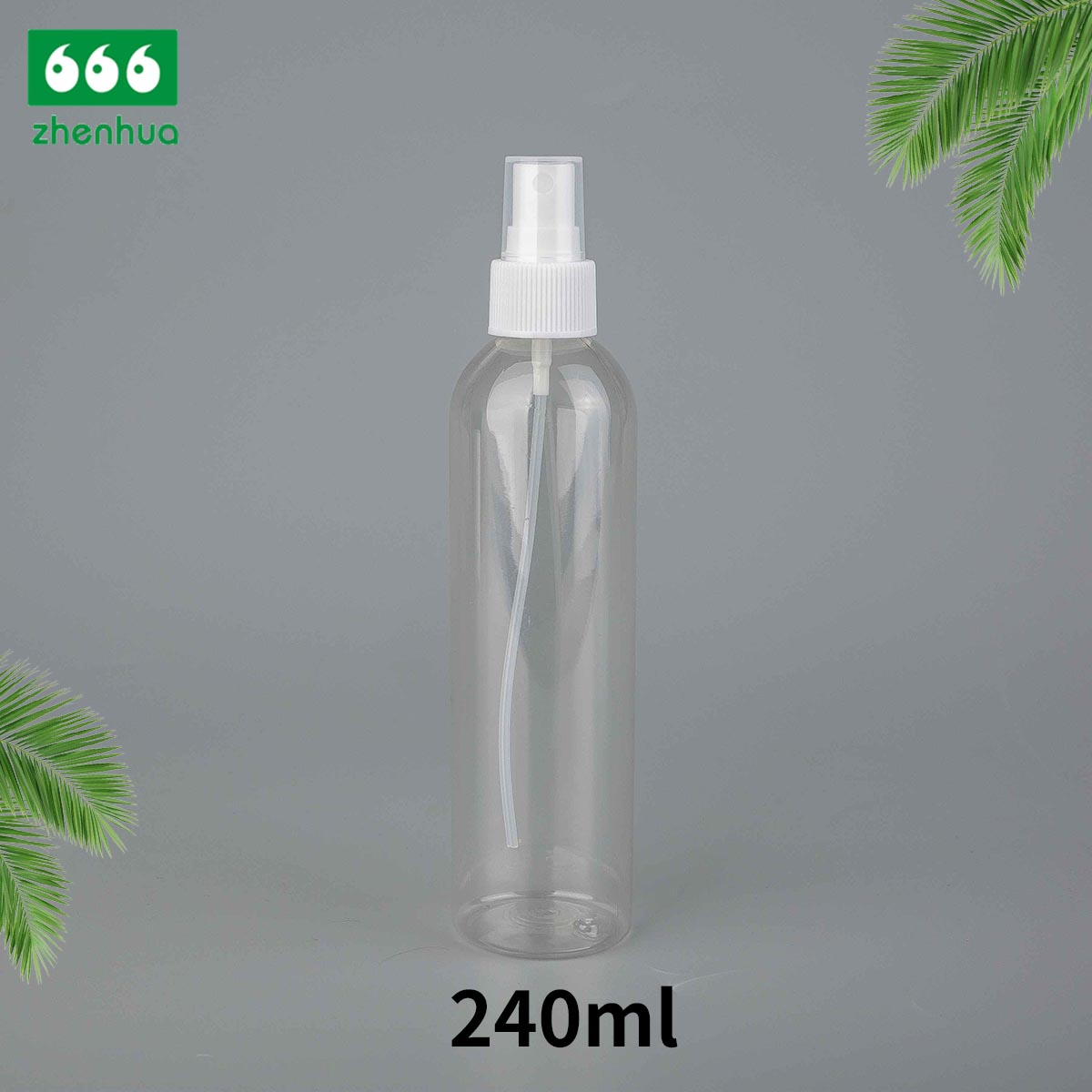 1oz 2oz 4oz 8oz Clear Plastic Bullet PET/PCR Bottles for Personal Care Travel Refillable Using Cosmetic Bottle