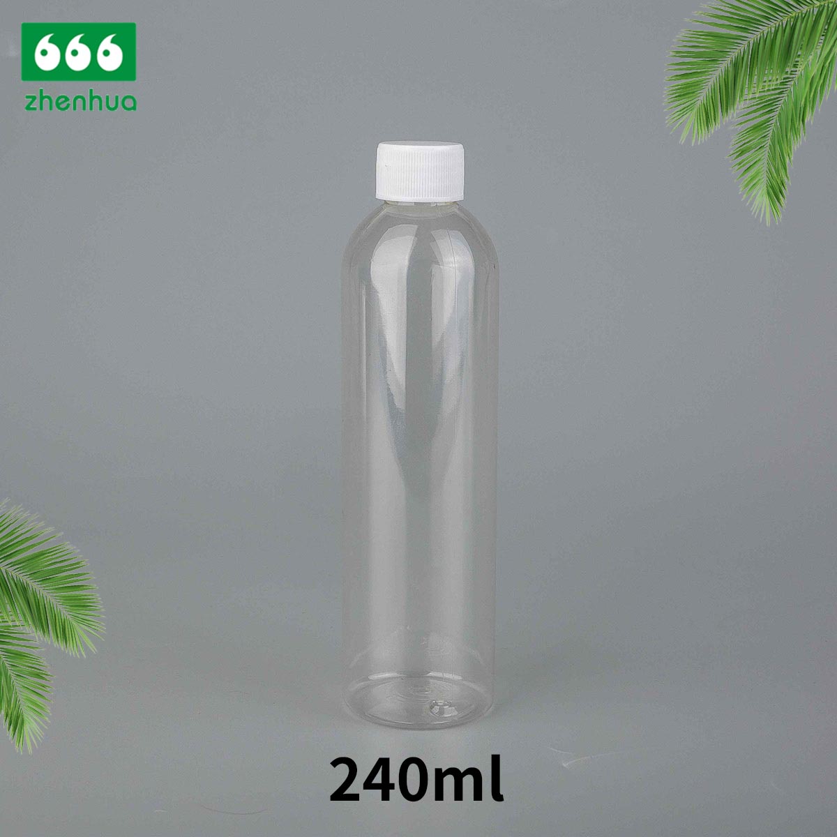 100ml/120ml/240ml 3oz/4oz/8oz Slim Tall BPA-free Plastic PET/PCR Clear/Translucent Green or Blue Dai;y Chemicals Bottle with PE Lined Screw Cap