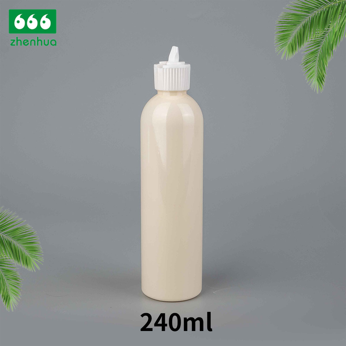 100ml 120ml 240ml 3oz 4oz 8oz Clear/Blue/Green Plastic PET Round Baby Wash Bottle with Disc Top Cap/Turret Flip Cap