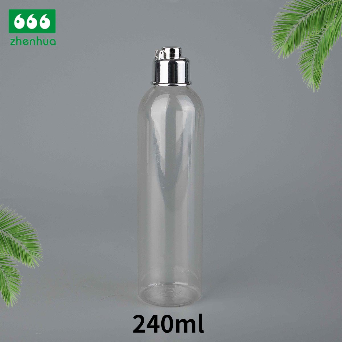 100ml 120ml 240ml 3oz 4oz 8oz Clear/Blue/Green Plastic PET Round Baby Wash Bottle with Disc Top Cap/Turret Flip Cap