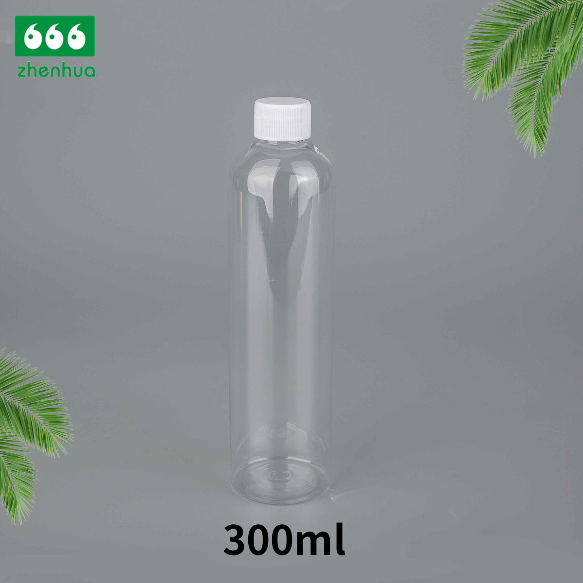 250ml/300ml/500ml 8oz/10oz/16oz Large Volume Plastic PET Toner Packaging Bottle with Ribbed Smooth Screw Cap