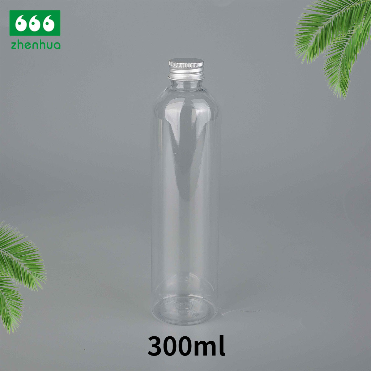 250ml/300ml/500ml 8oz/10oz/16oz Large Volume Plastic PET Toner Packaging Bottle with Ribbed Smooth Screw Cap