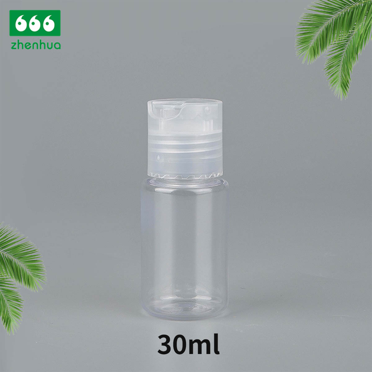 15ml 30ml 60ml 100ml Transparent/Dark Blue Plastic PET Cylinder Lubricant Squeezable Bottle with Nozzle Spout Cap