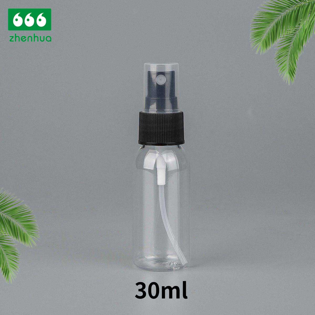 1oz 2oz 4oz 8oz Clear Plastic Bullet PET/PCR Bottles for Personal Care Travel Refillable Using Cosmetic Bottle