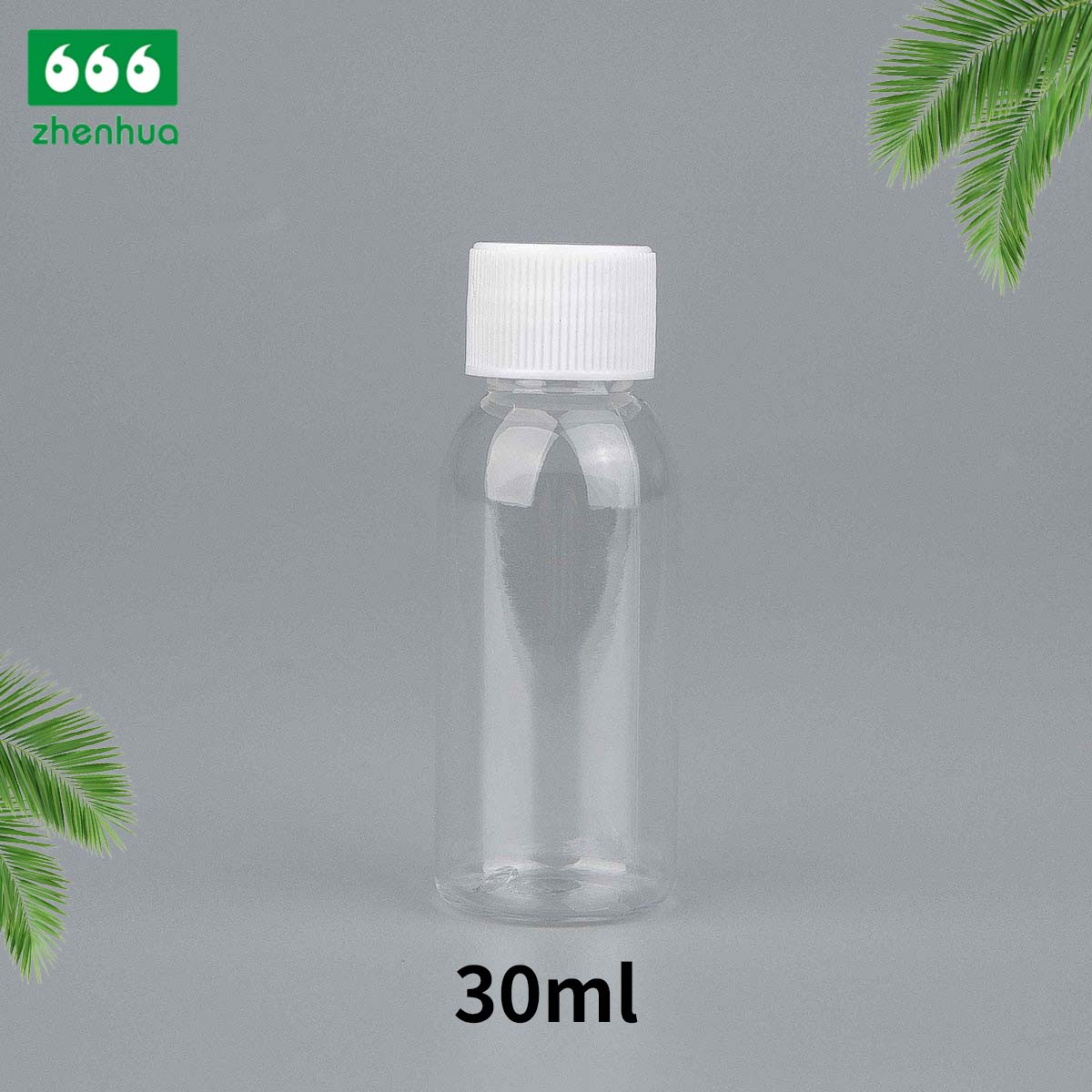 30ml Plastic PE Screw Cap Round Bottle with PE Screw Cap for liquid packaging