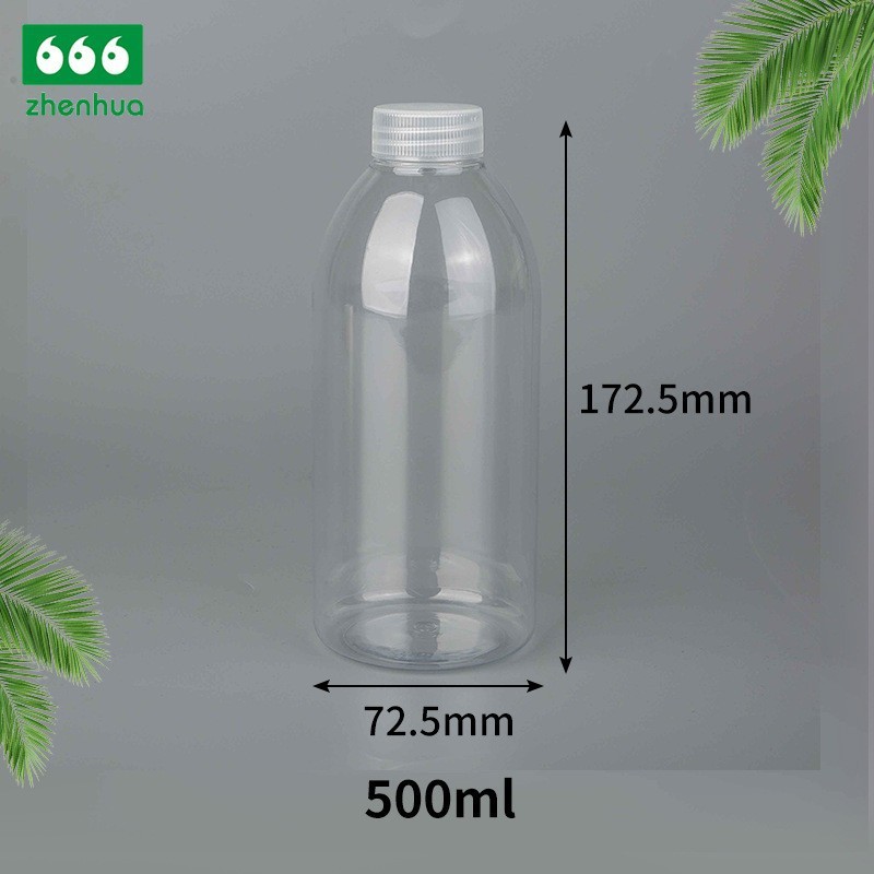 500ml 16oz Plastic Twist Top Bottle with Disc Top Cap