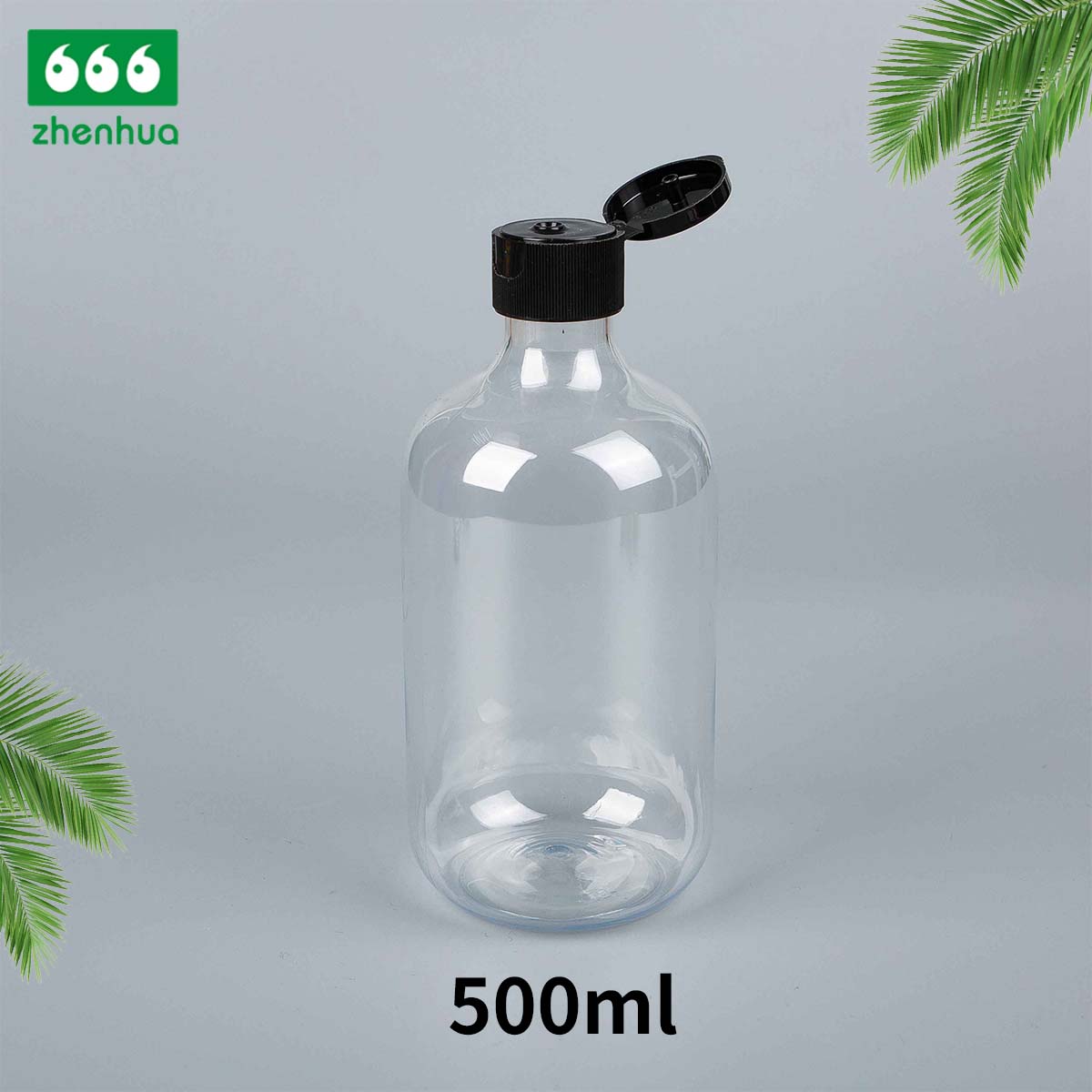 500ml Recyclable Plastic Twist Top Bottle for Cosmetic Packaging