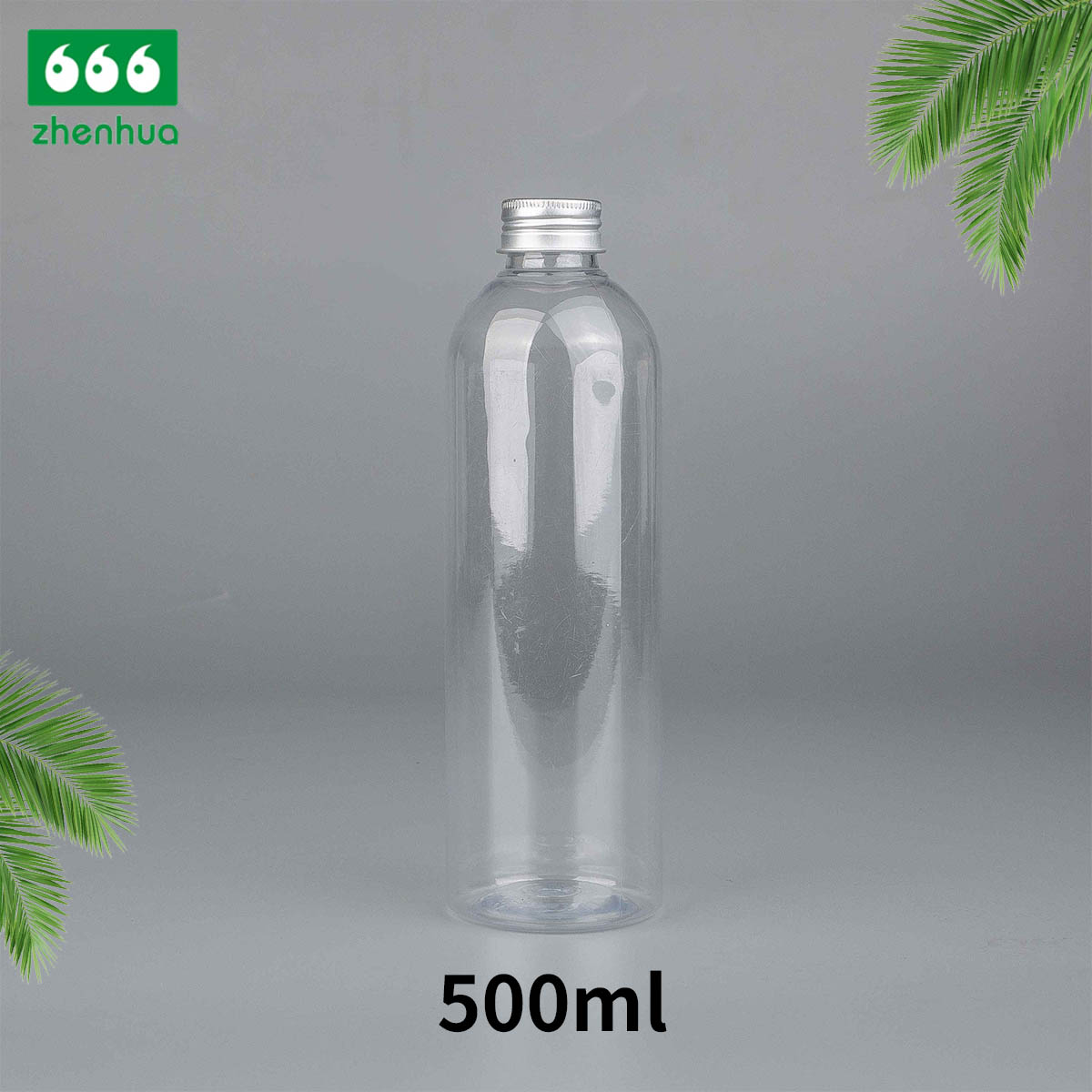 250ml/300ml/500ml 8oz/10oz/16oz Large Volume Plastic PET Toner Packaging Bottle with Ribbed Smooth Screw Cap